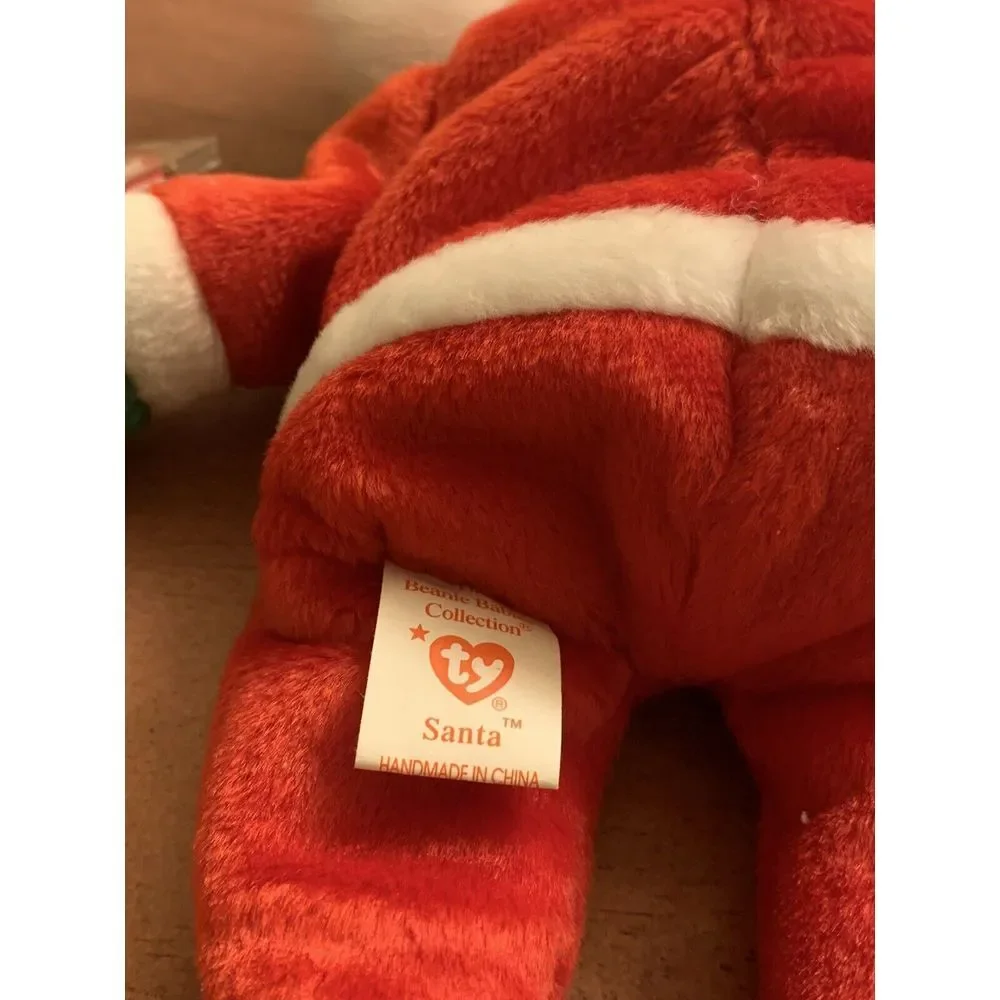 TY BEANIE BABY SANTA 1998 WITH TAG ERRORS CHRISTMAS‎ Vintage Retired